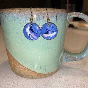 Painted earrings